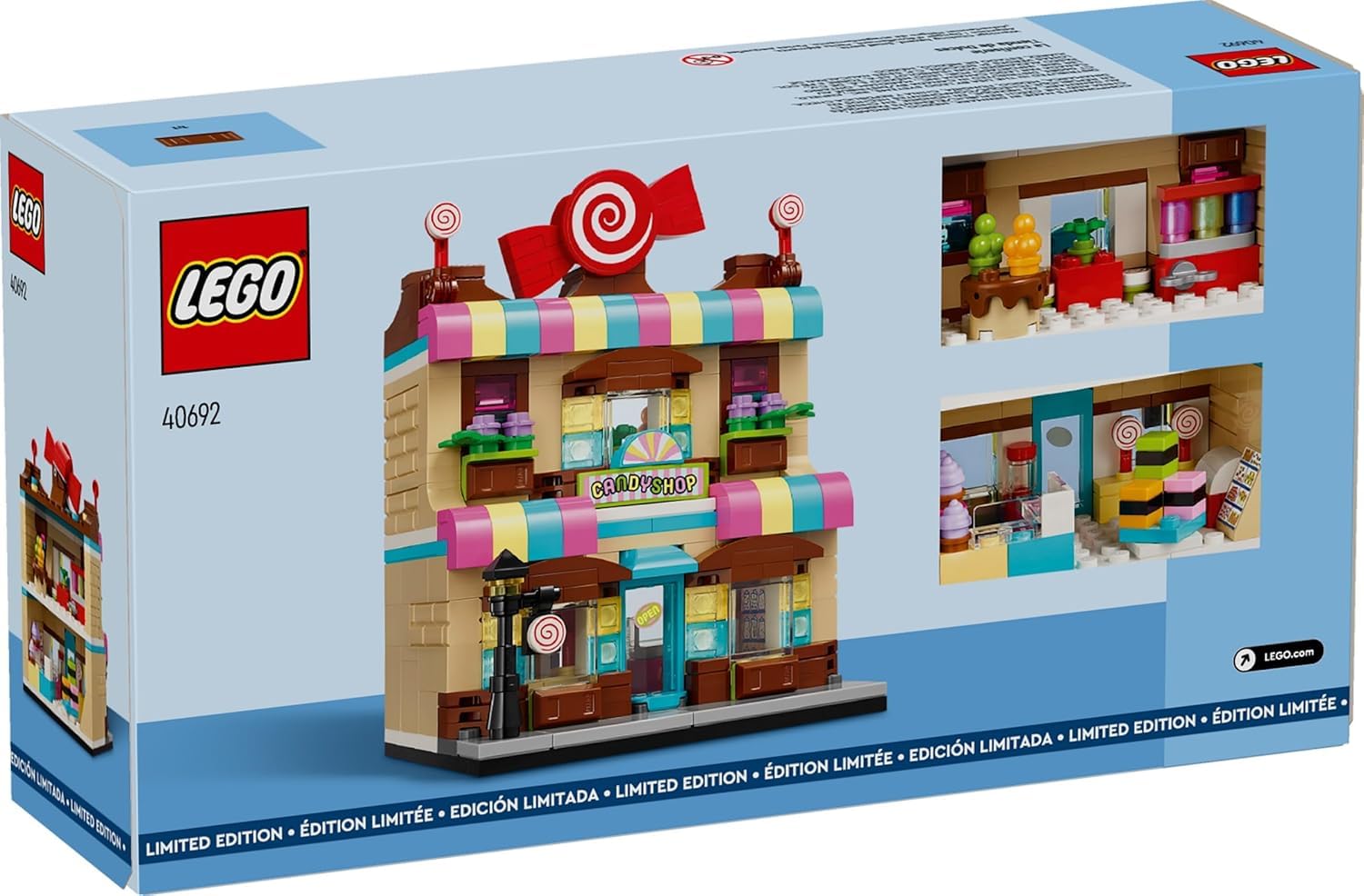 LEGO Candy Store ice cream machine adds tactile play and dessert storytelling.
