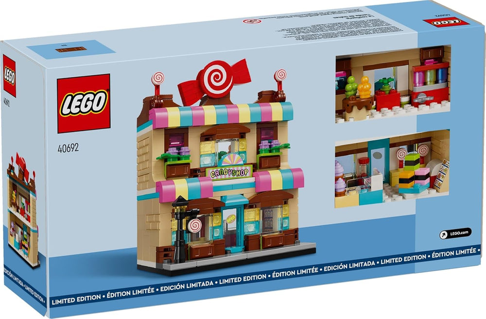 LEGO Candy Store ice cream machine adds tactile play and dessert storytelling.
