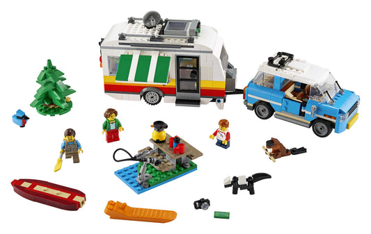 LEGO Creator 3in1 31108 retro car model highlights detailed design for realistic travel vibes