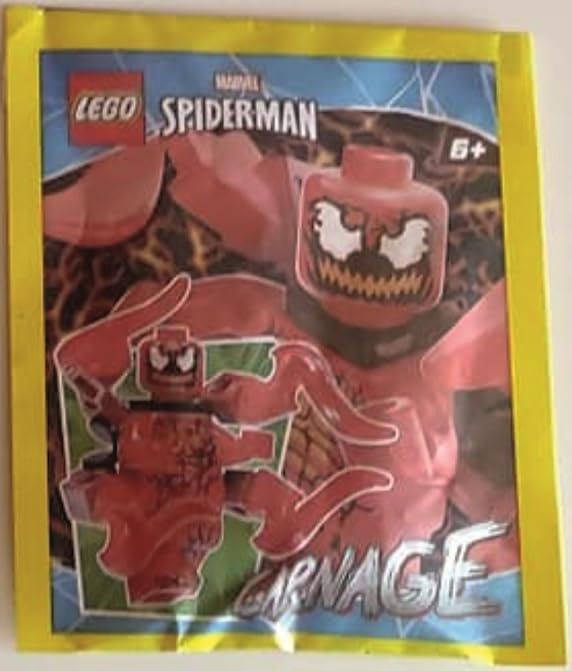 LEGO Carnage appendages detail showcasing flexible poseability for diorama scenes
