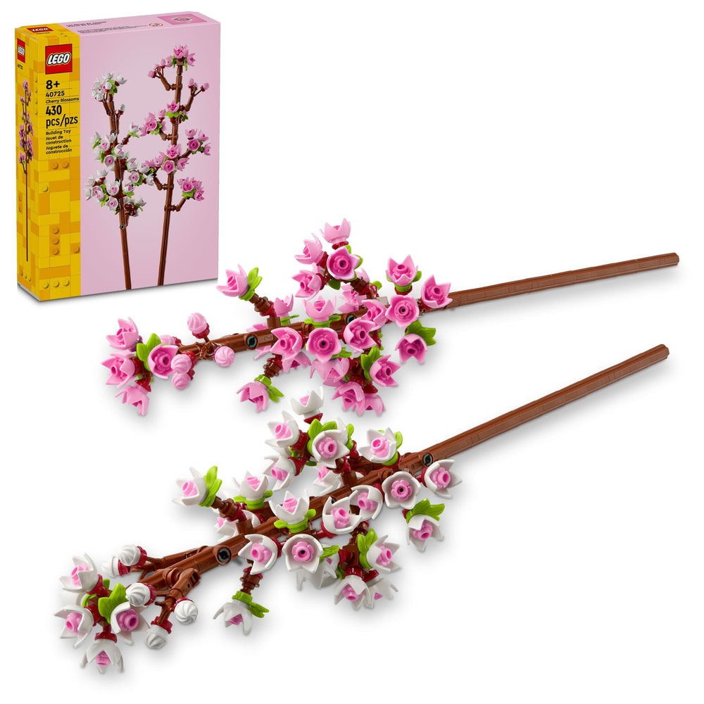 LEGO Cherry Blossoms twig assembly adds spring flair to any space