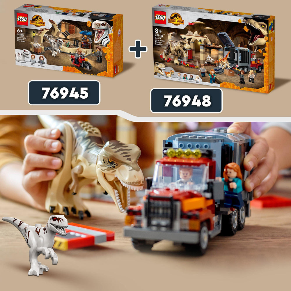 LEGO Christmas gift for kids 8+ who love dinosaur battles
