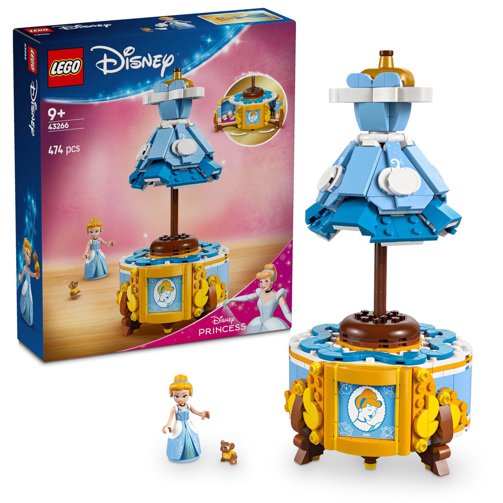 LEGO Cinderella Dress with Stand inspires imaginative fashion play.