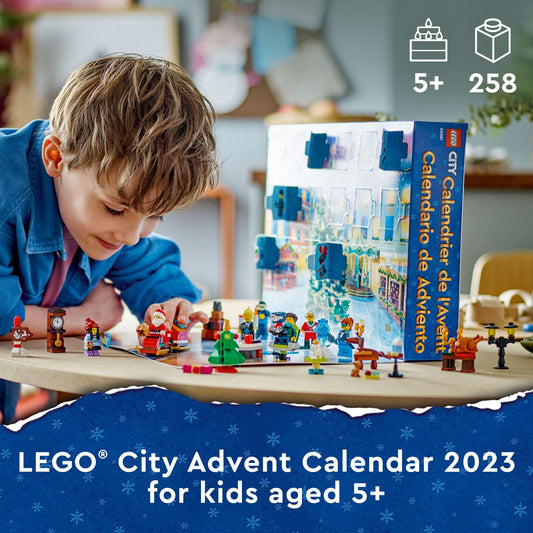 LEGO City 60381 daily surprises minifigs lineup for festive storytelling and quick builds