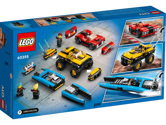 LEGO City 60395 2KDRIVE red sports car for fast-paced imaginative racing