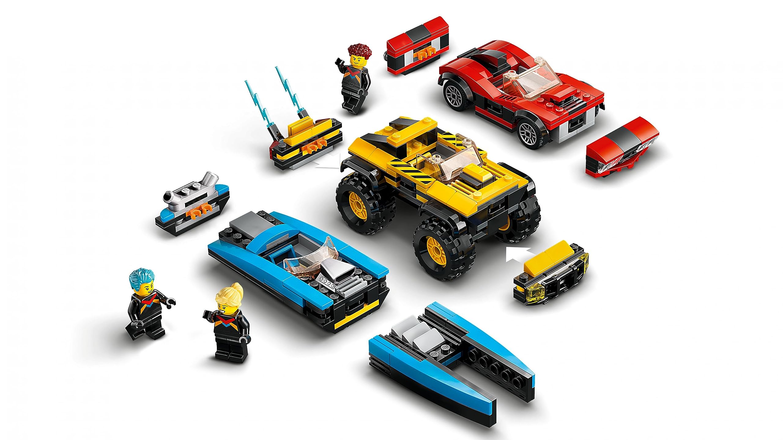 LEGO City 60395 2KDRIVE yellow SUV for rugged, off-road style play