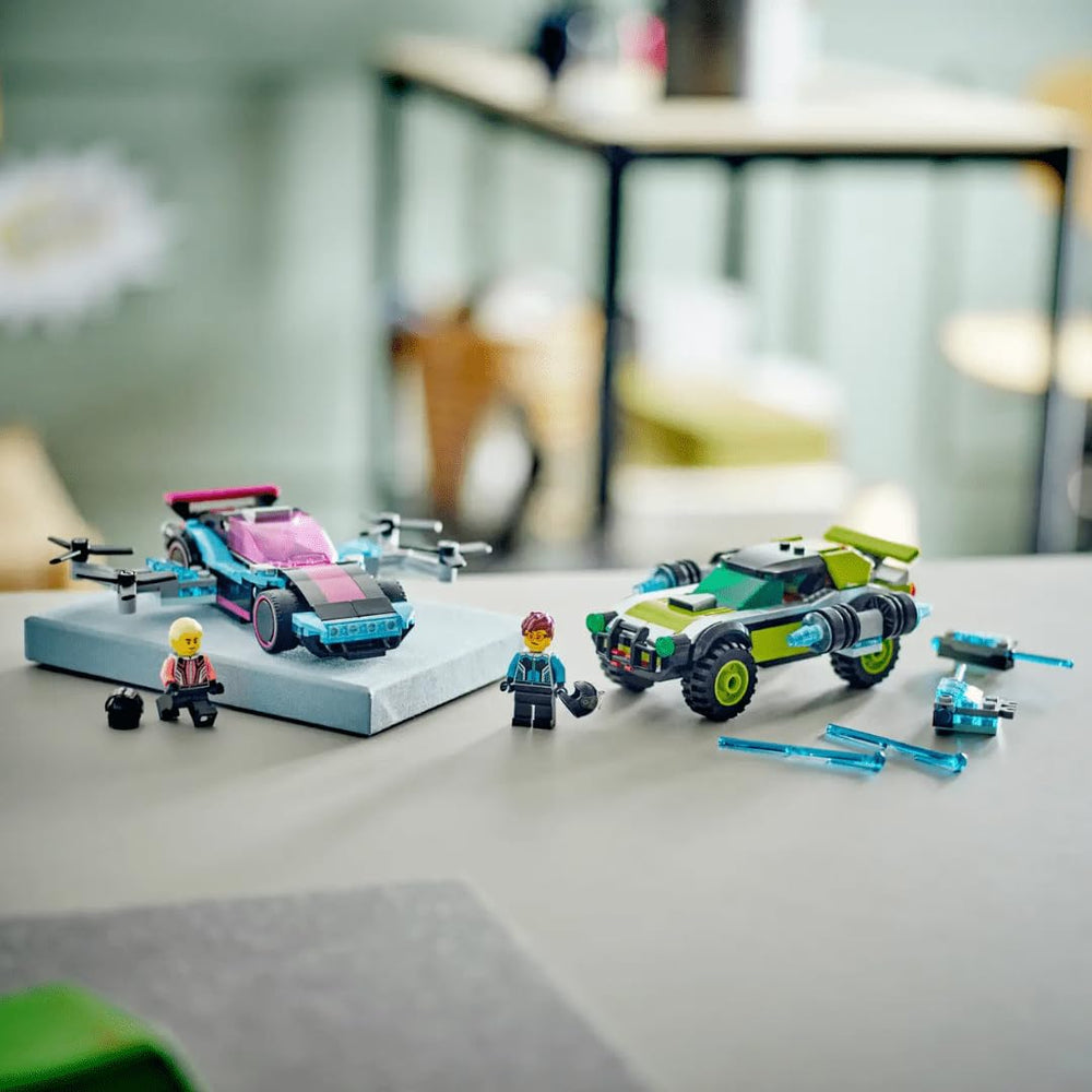 LEGO City 60396 driver minifigures fuel racing storytelling