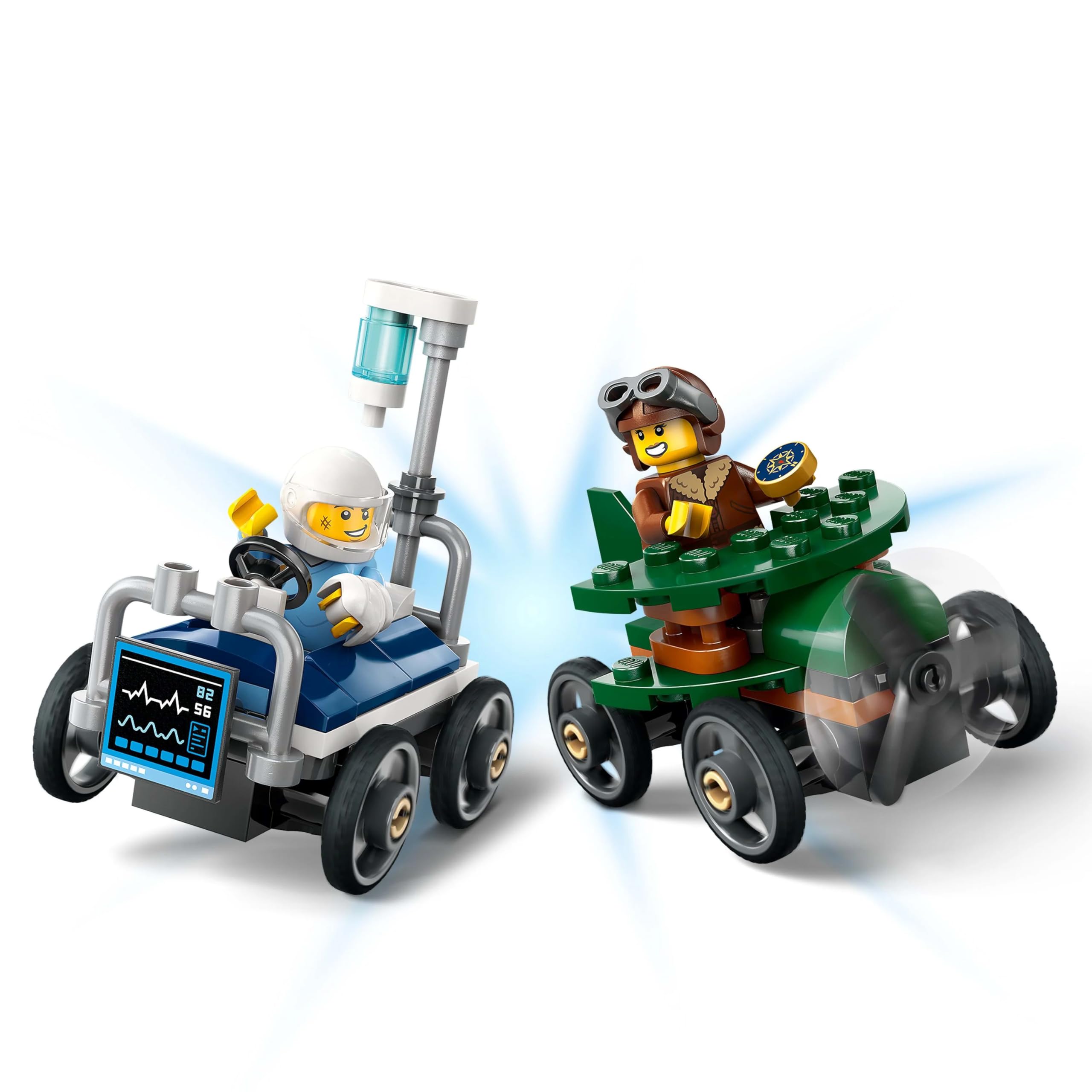 LEGO Builder app integration for organizing and rotating 3D models.