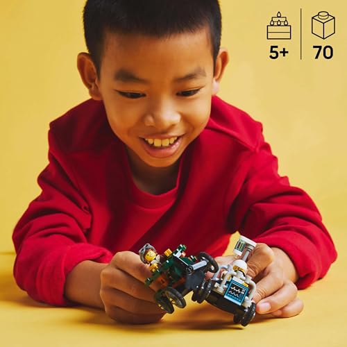 LEGO City 60459 mini race car 2, adds racing variety for head-to-head games.