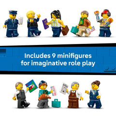 LEGO City Airport departure display showing destinations for play scenarios