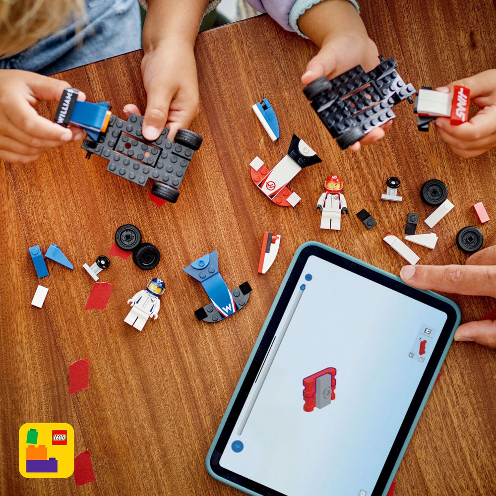 LEGO City blocks with clear instructions support easy building