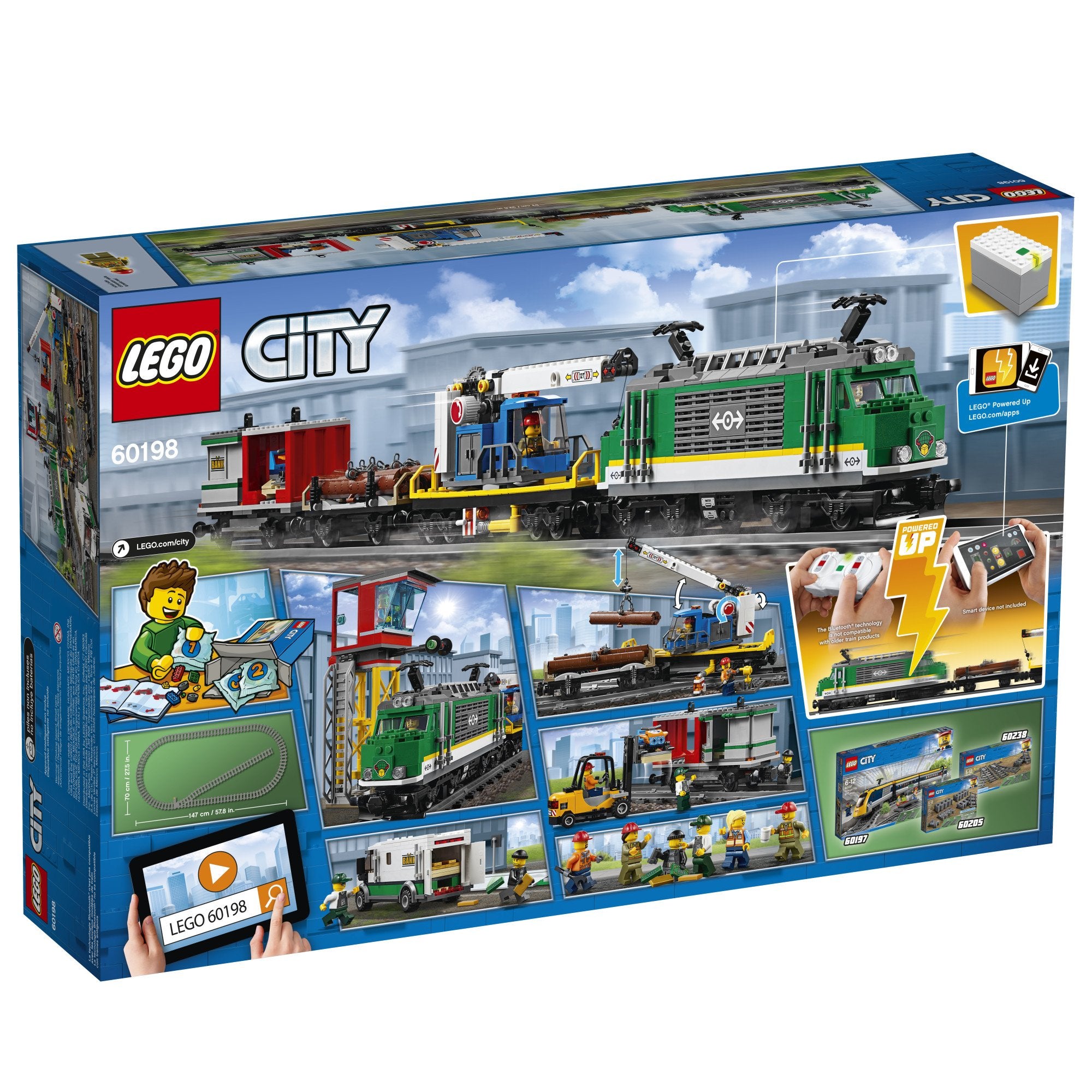 LEGO City Cargo Train log wagon ideal for construction-themed play