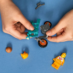 LEGO City Chicken Stunt Bike 60310 Clemmons figure included for playful storytelling