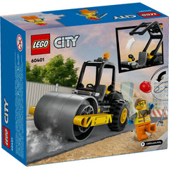LEGO City Construction Site with Road Roller enhances play expansion.