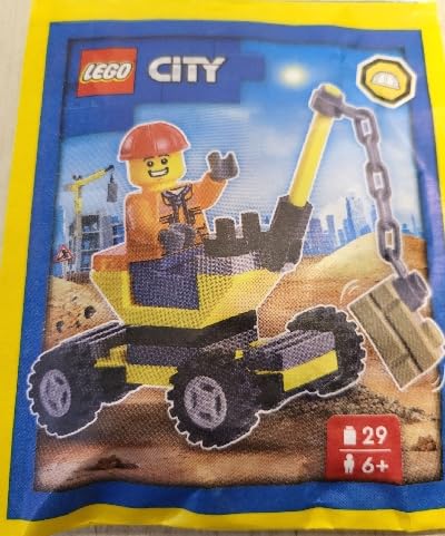 LEGO City minifigure side view highlights compact scale for dense city layouts.