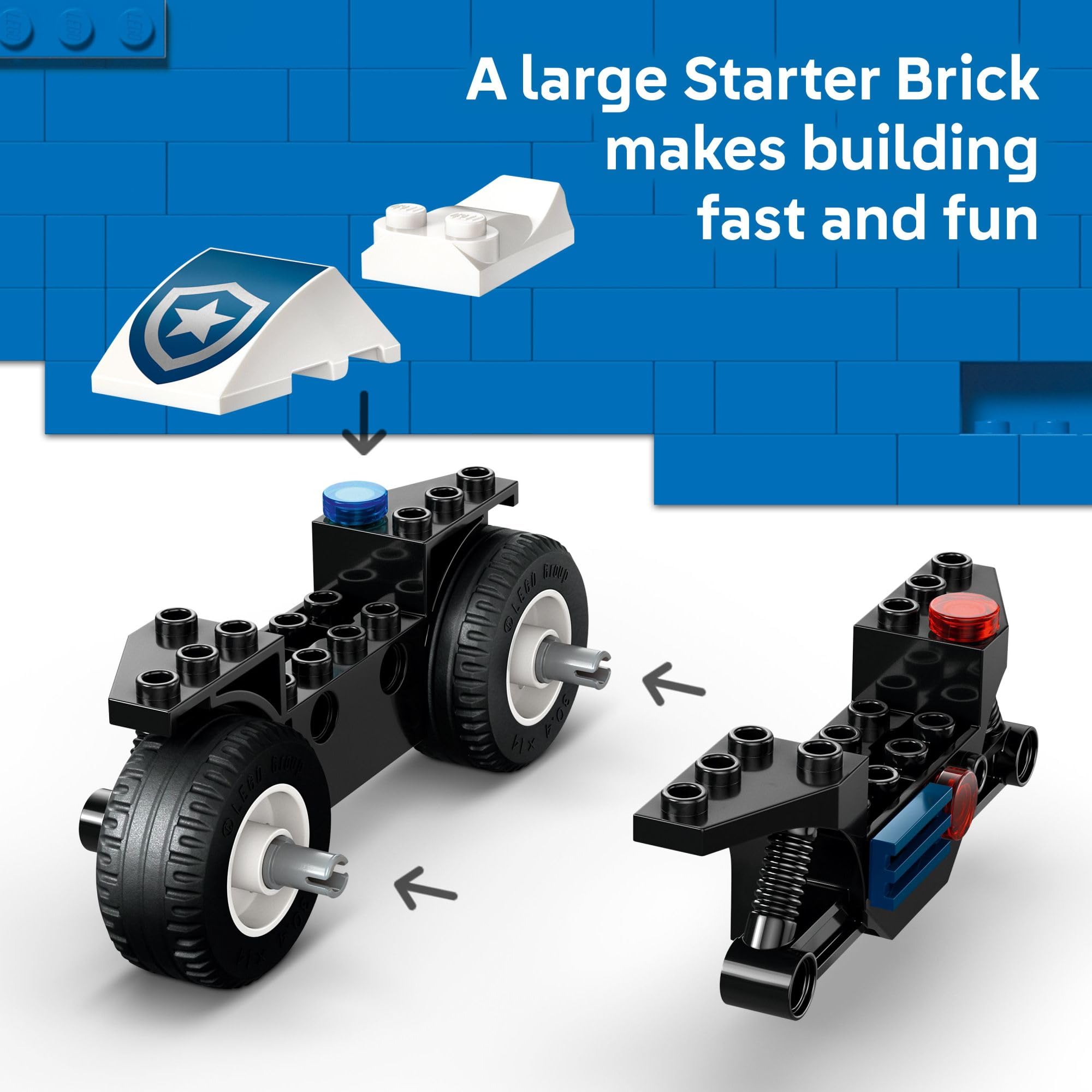 LEGO City Criminal minifigure on skateboard enabling fast-paced chase storytelling