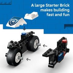 LEGO City Criminal minifigure on skateboard enabling fast-paced chase storytelling