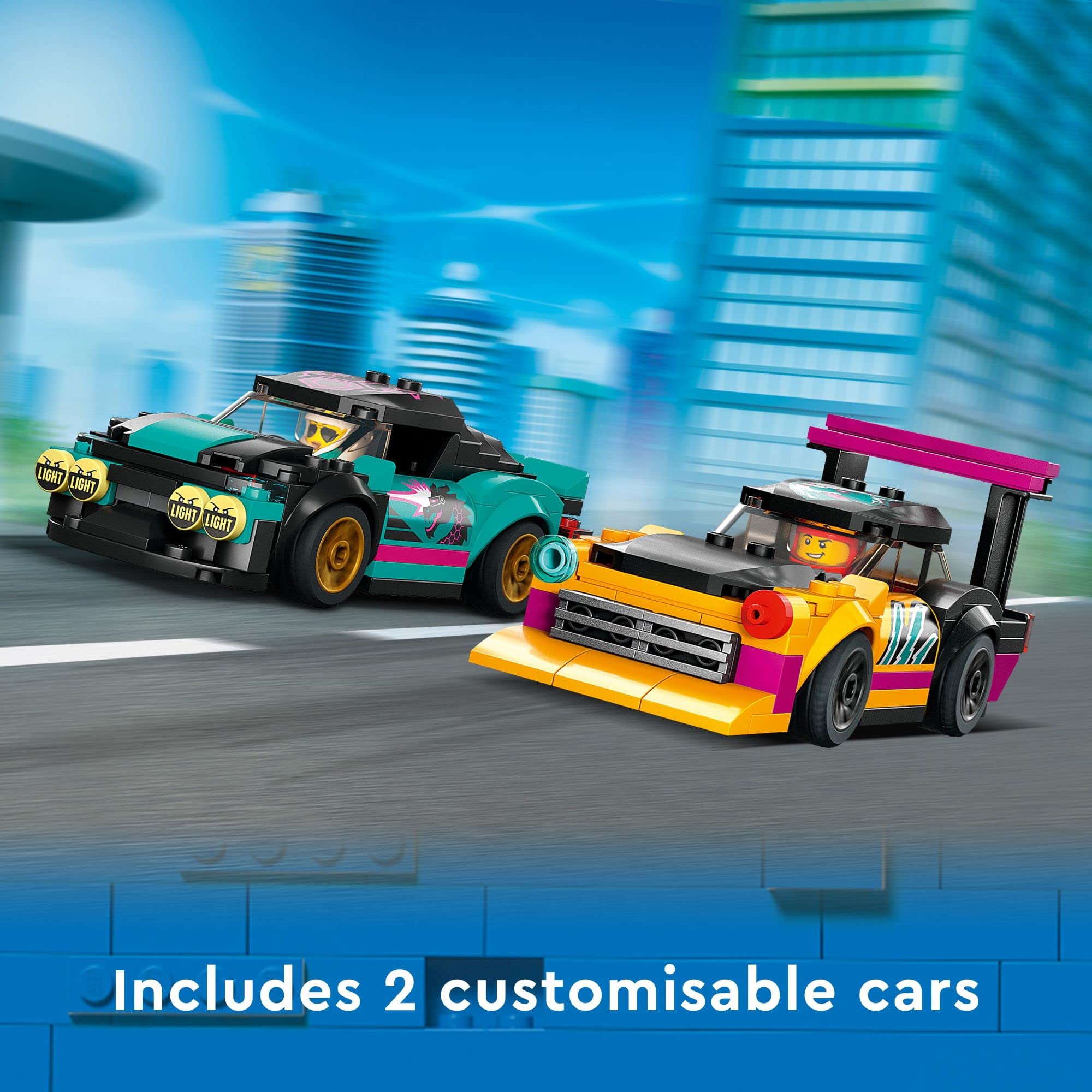 LEGO City Custom Car Garage 60389 engine lift for upgrades