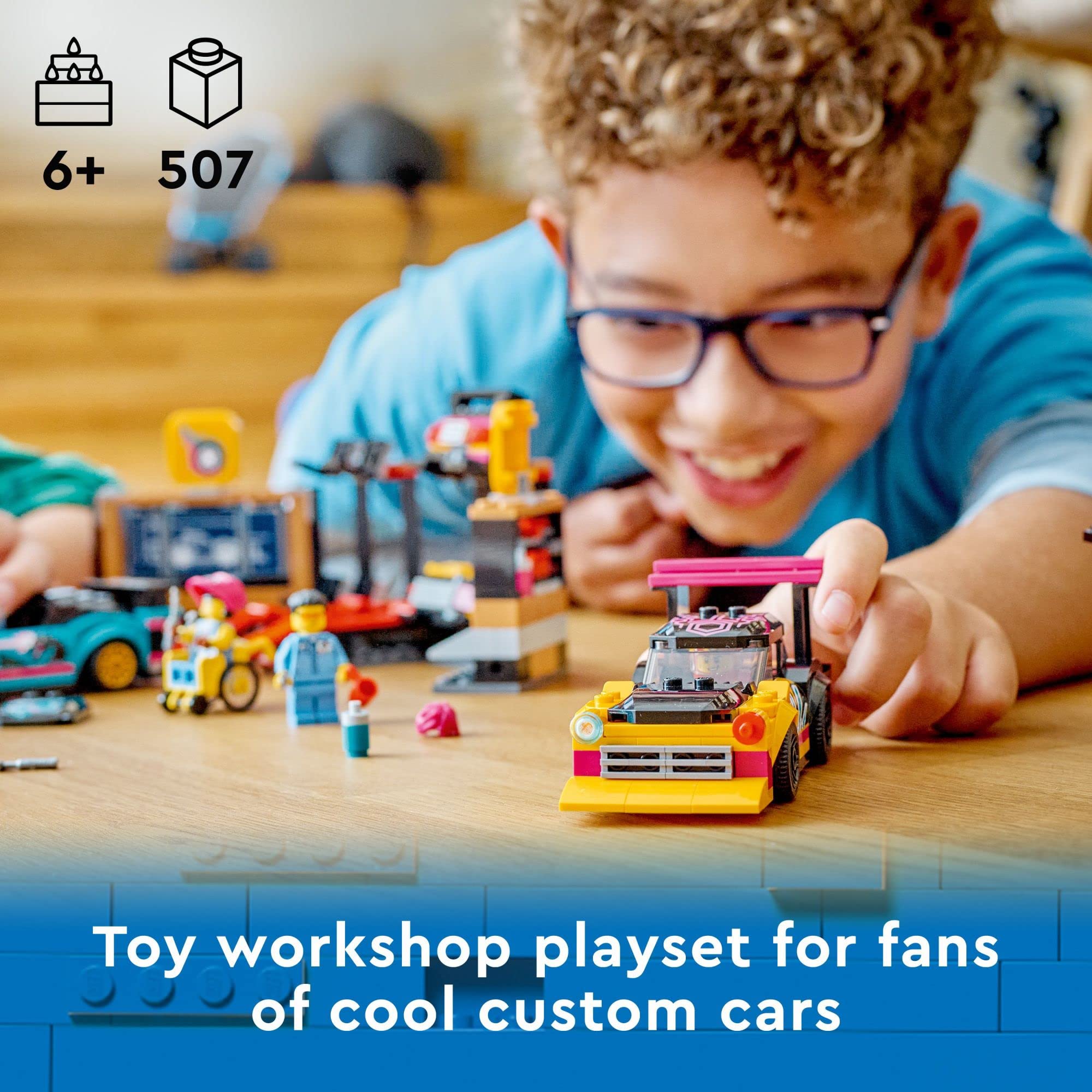 LEGO City Custom Car Garage 60389 ramps for modification and tuning