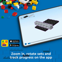 Customer minifigure with cochlear implant adds inclusive storytelling for kids.