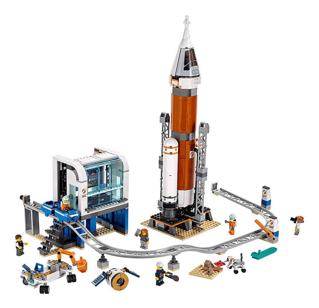LEGO City Deep Space Rocket and Launch Control tower promotes hands-on space exploration