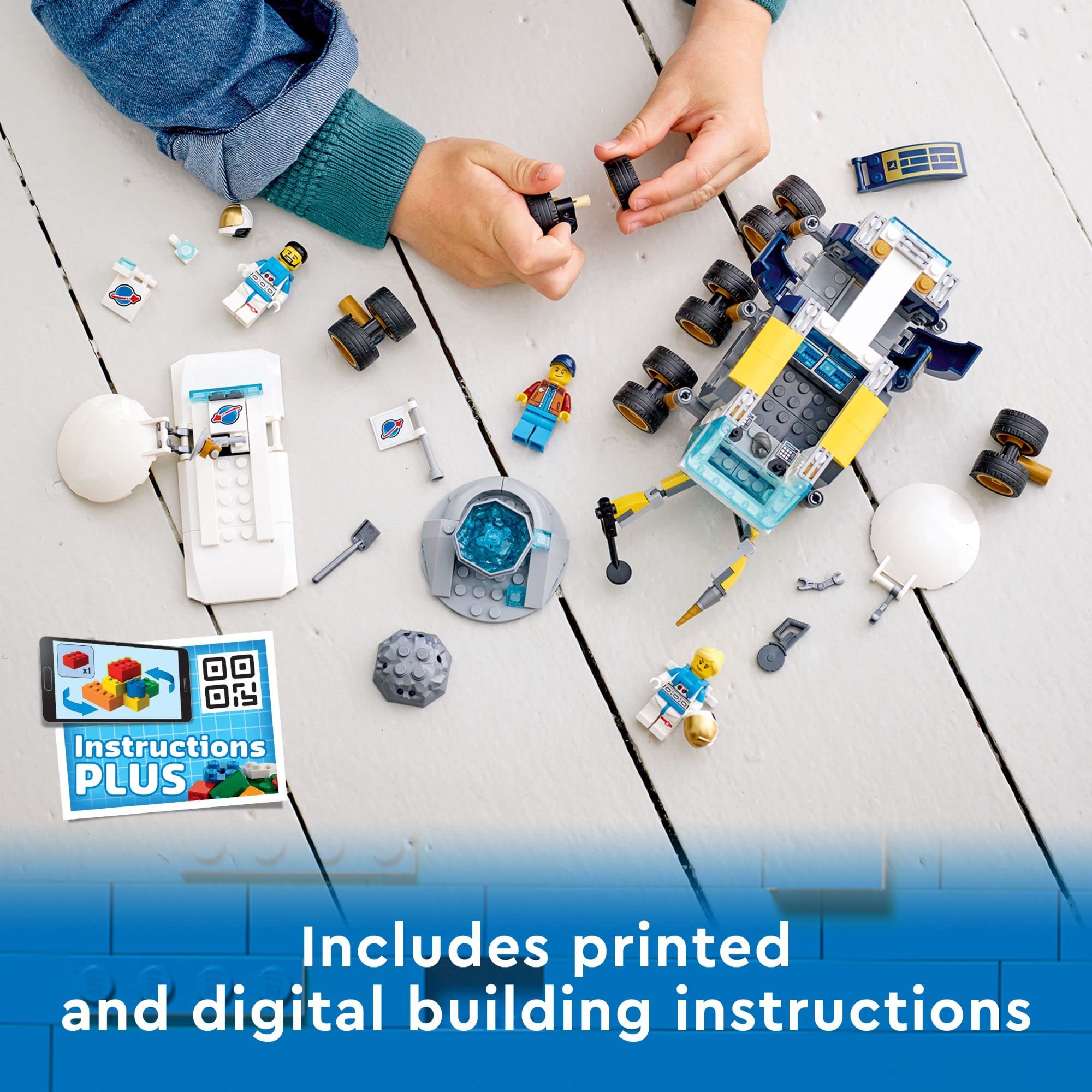 LEGO City digital instructions in-app aid building