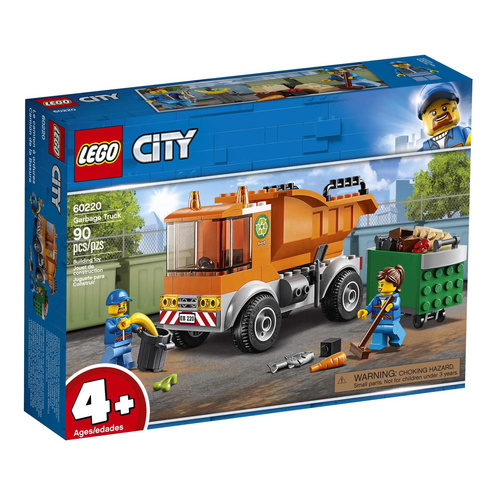 LEGO City Dumpster and garbage elements expand creative cleanup play.