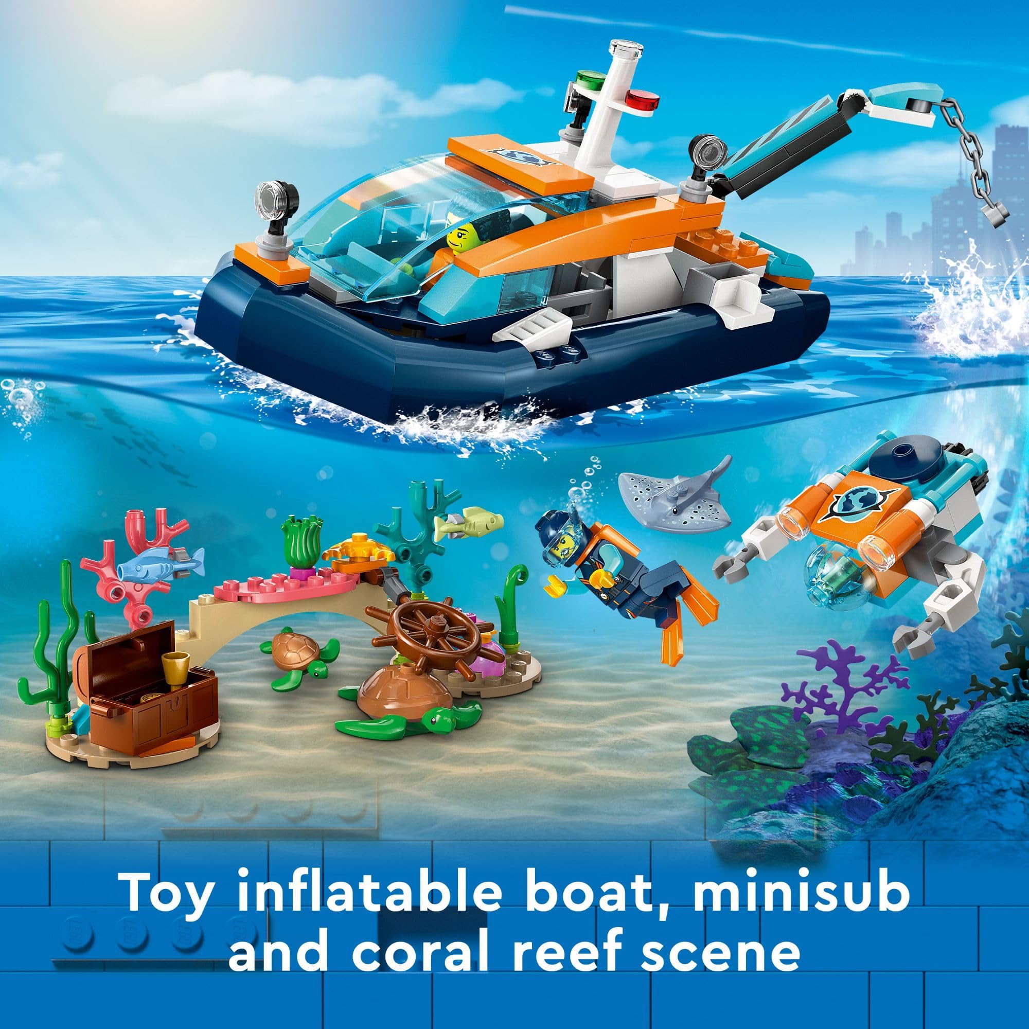 LEGO City Explorer Mini-submarine adds immersive underwater exploration scenes