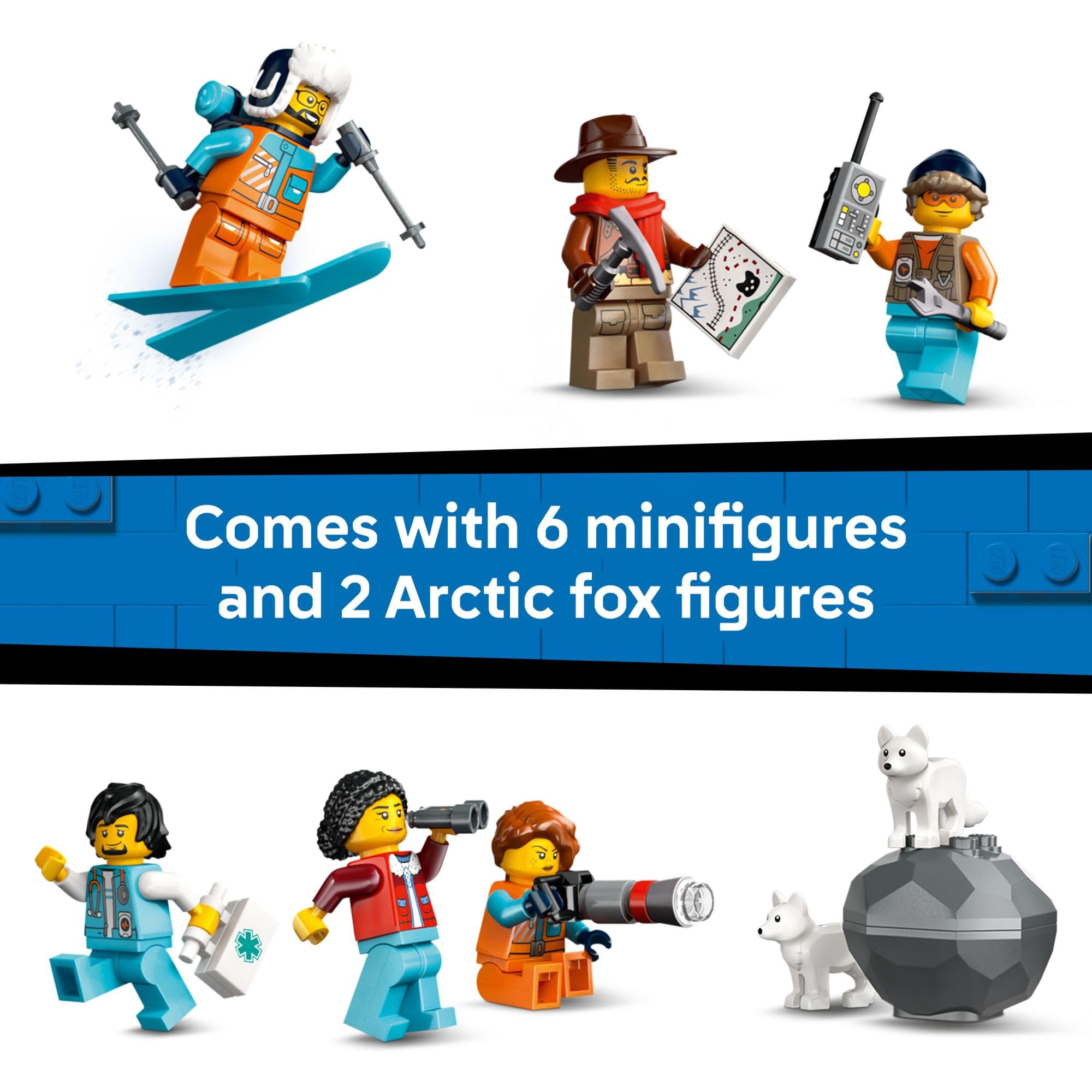 LEGO City Explorers Arctic Polar Express remote control operation via app