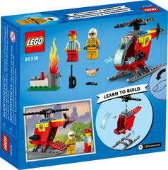 LEGO City Fire Helicopter 60318 burnt hotdog inspires playful storytelling.