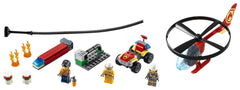 LEGO City Fire Helicopter Response 60248 rescue ATV for dynamic pursuit scenarios