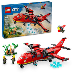 LEGO City Fire Rescue Plane inside the set for imaginative firefighting play
