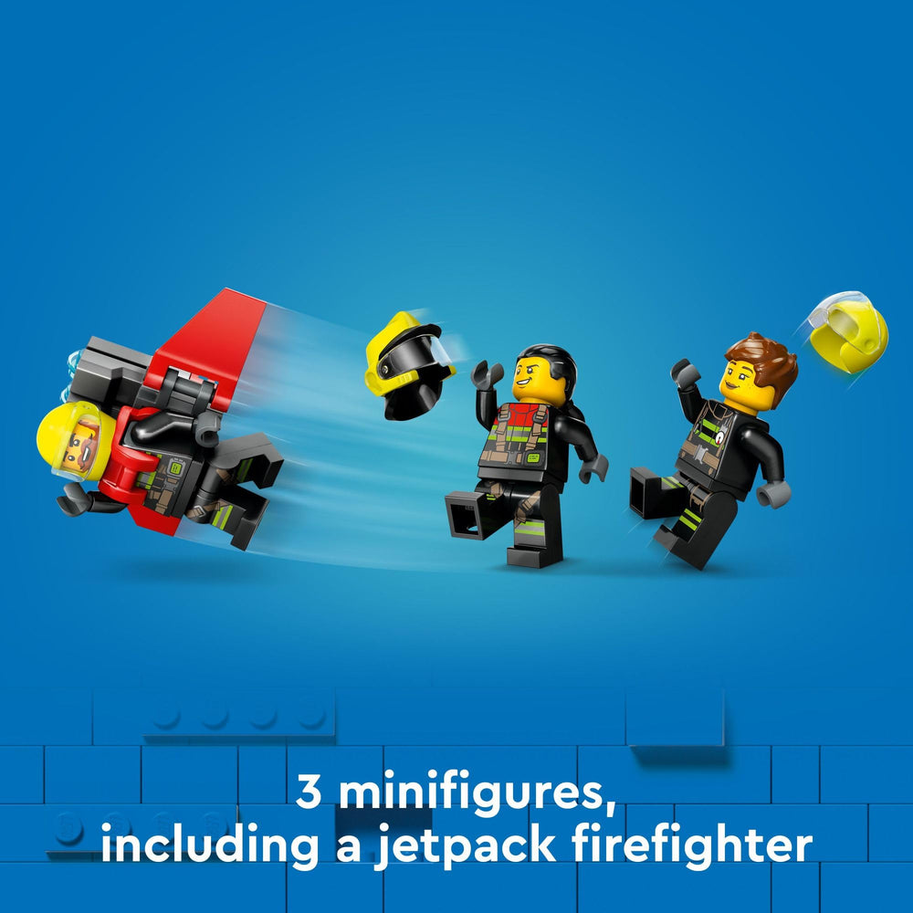 LEGO City Fire Rescue Plane wildfire scene adds dramatic backdrop for missions
