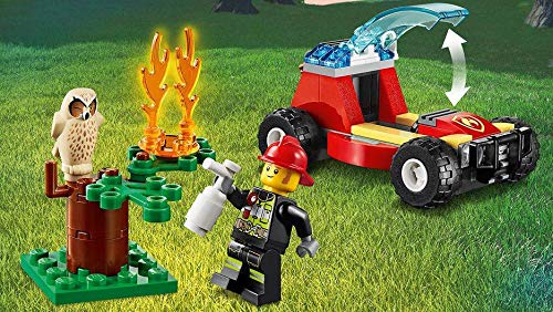 LEGO City Forest Fire 60247 firefighter driver minifigure ready for action