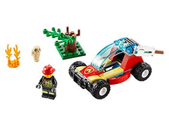 LEGO City Forest Fire 60247 tree with flames for dramatic rescue scenes