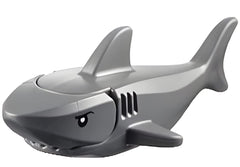 LEGO City Great White Shark gills detail with debossed gills for authentic look.