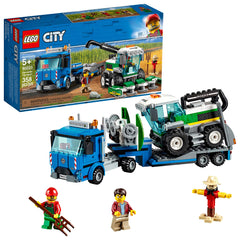 LEGO City Harvester Transport truck viewed from front for durable farm play