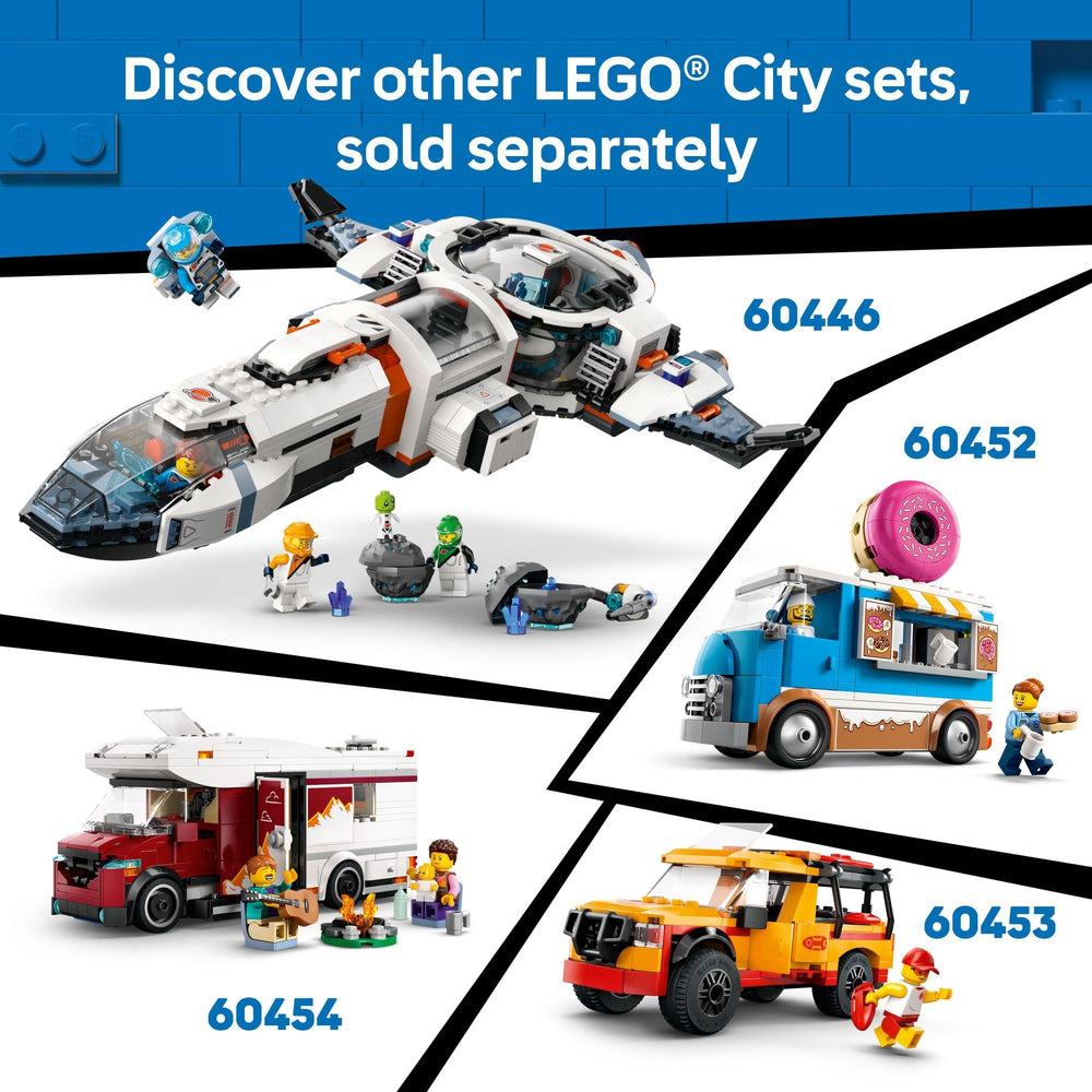 Model dimensions of LEGO City Camper Van for accurate display