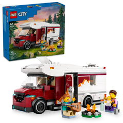 LEGO City Holiday Adventure Camper Van interior open space for imaginative play