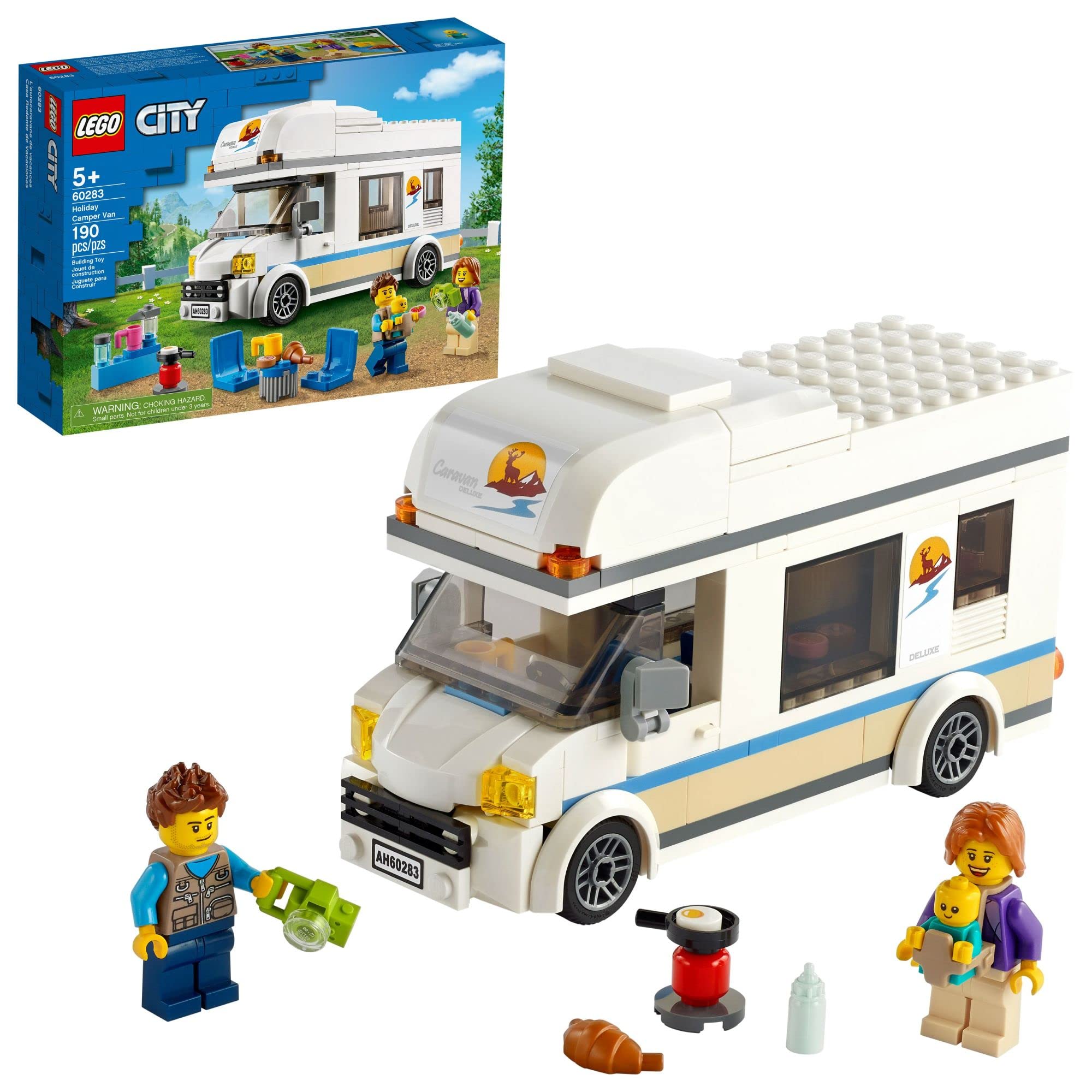 LEGO City Holiday Camper Van interior detail for imaginative play