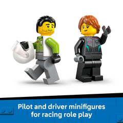 LEGO City Jet vs Car gift-ready box ideal for birthdays.
