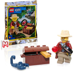 LEGO City Jungle Explorer with fedora hat sparks imaginative adventures at home.