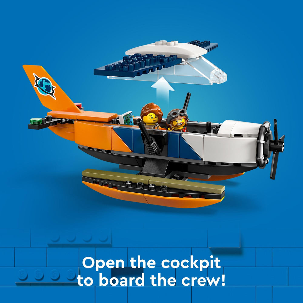 LEGO City Jungle Explorer Water Plane frog and crocs spark playful safari scenes