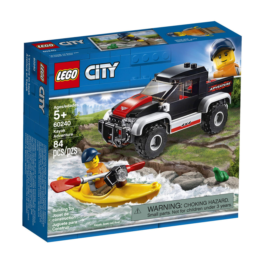 LEGO City Kayak Adventure minifigure ready to explore rivers