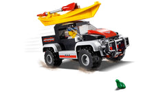 LEGO City Kayak Adventure set assembled for collaborative building fun