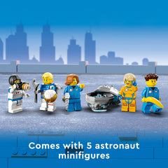 LEGO City Lunar Space Station accessories like tools and plants enhance play realism