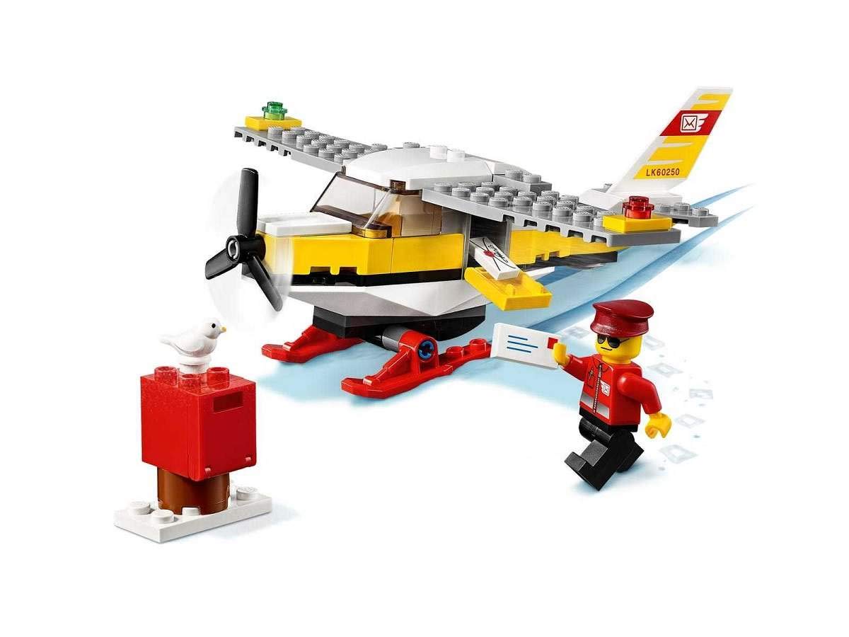 LEGO City Mail Plane letter and bird figure spark storytelling