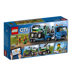 LEGO City minifigures with truck and trailer for role-play