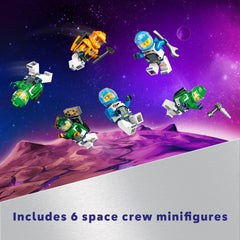 LEGO City Modular Space Station kitchen area encourages crew meals during missions.