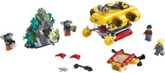 LEGO City Ocean Exploration Submarine includes an underwater drone for interactive exploration.